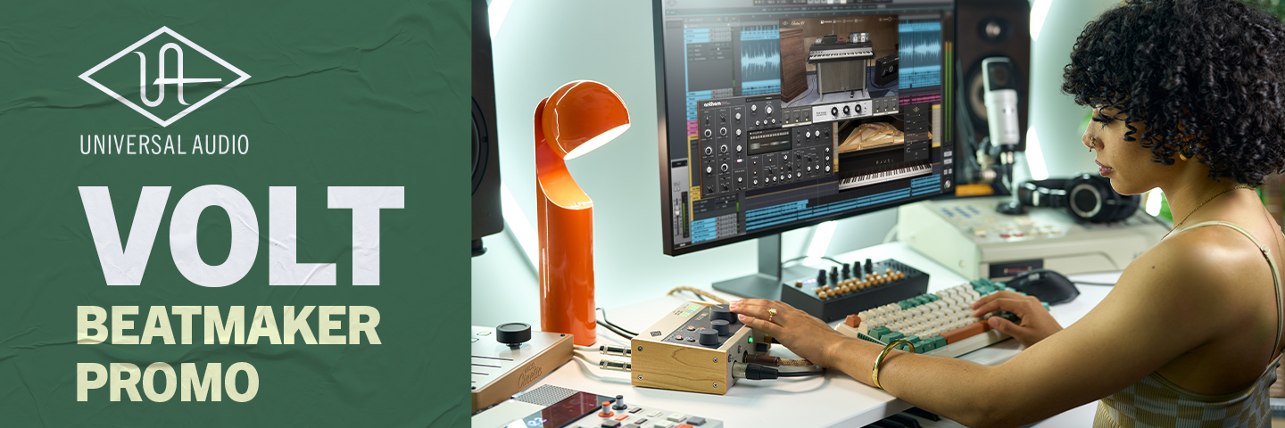Get Five UAD plug-ins FREE with any Volt USB Audio Interface